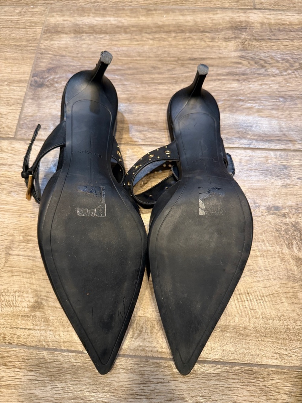 DOLCE VITA KARLYN Pointed-Toe Mule Heels SZ 12 - Picture 7 of 8